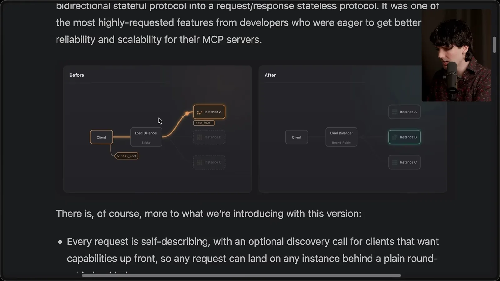 Session affinity versus round-robin routing