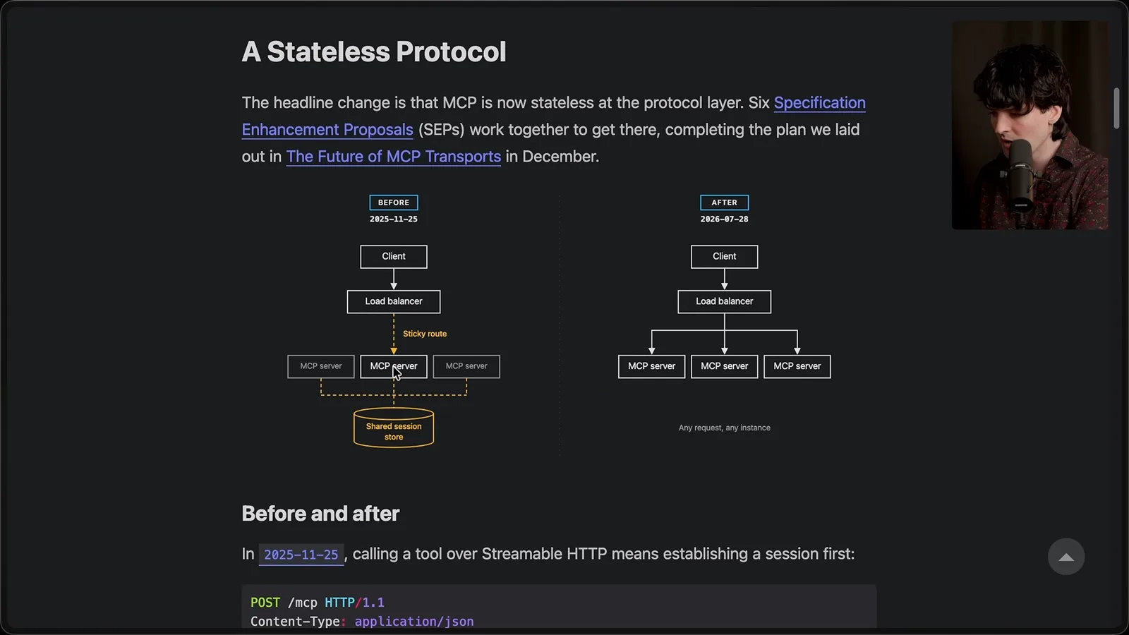 Stateless protocol deployment comparison