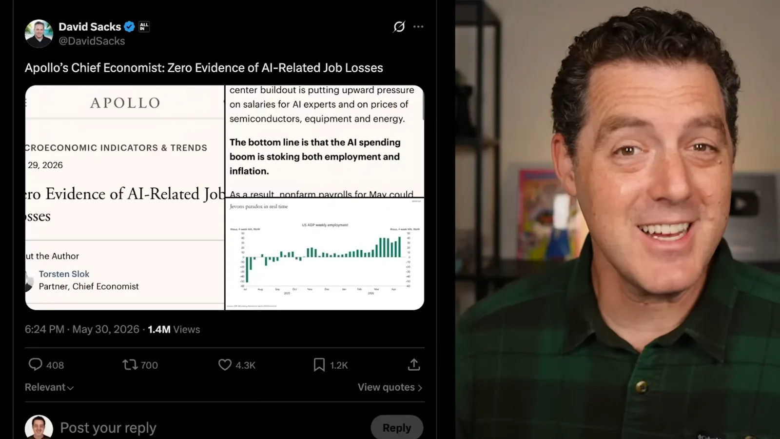 Apollo’s employment analysis