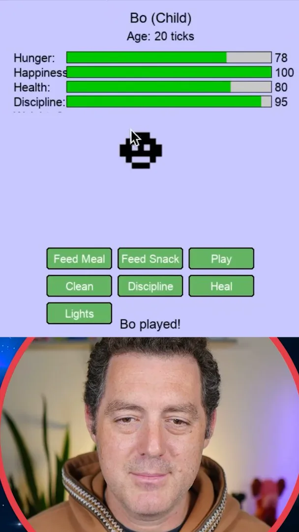 The pet grows into a child