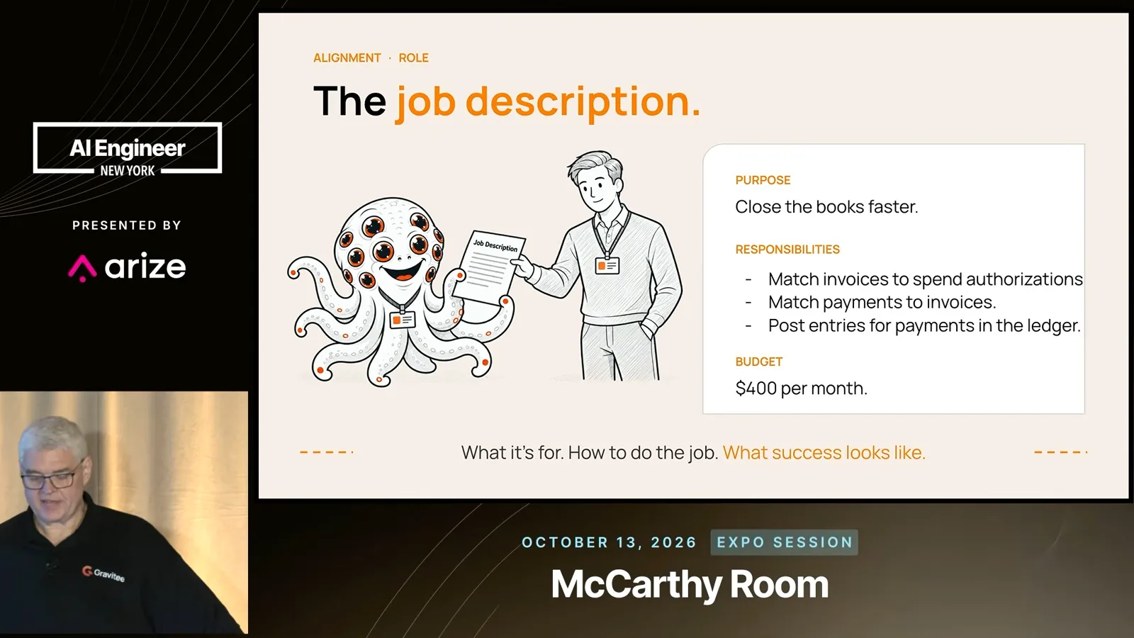 The agent’s job description