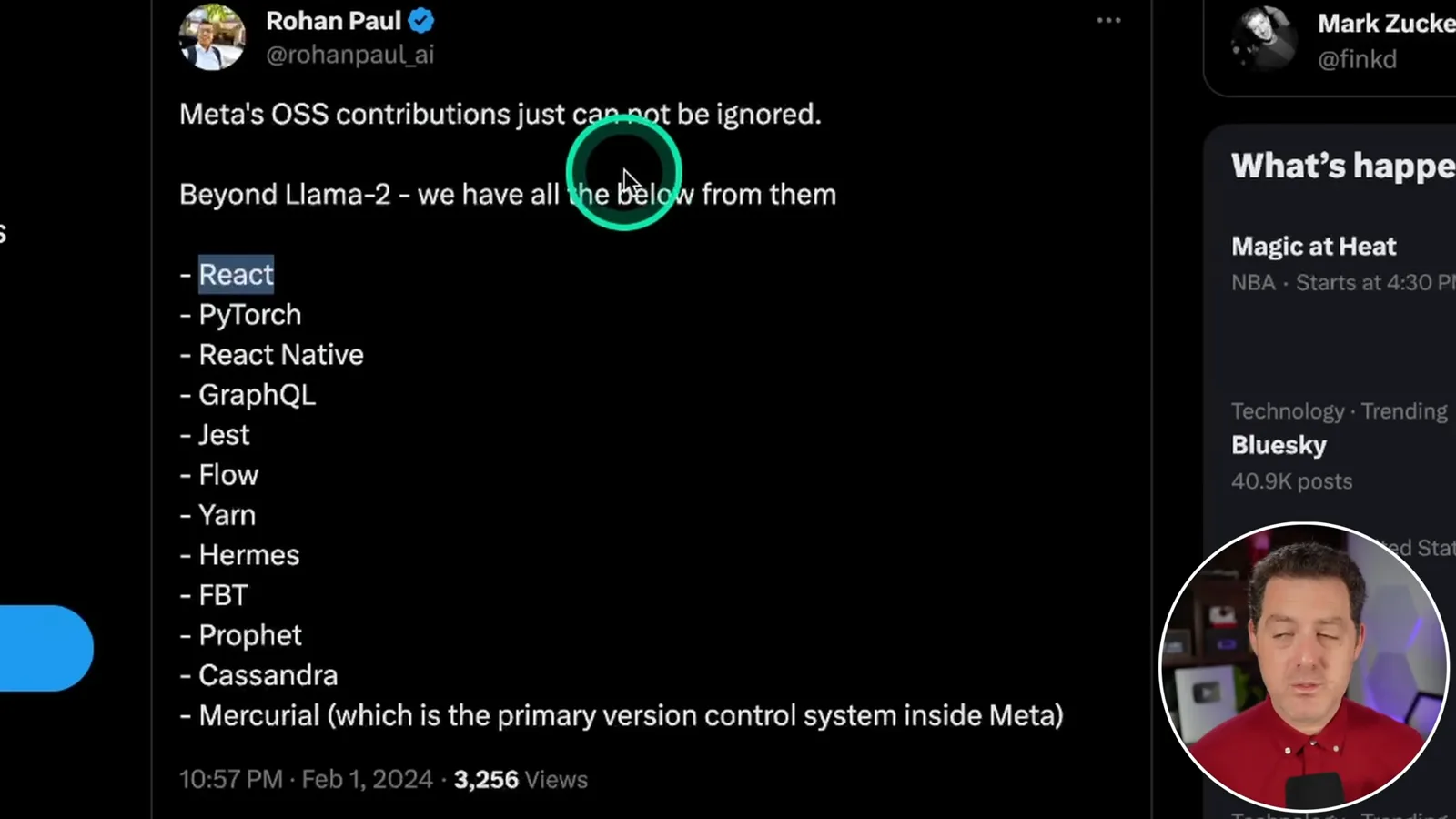 Projects associated with Meta