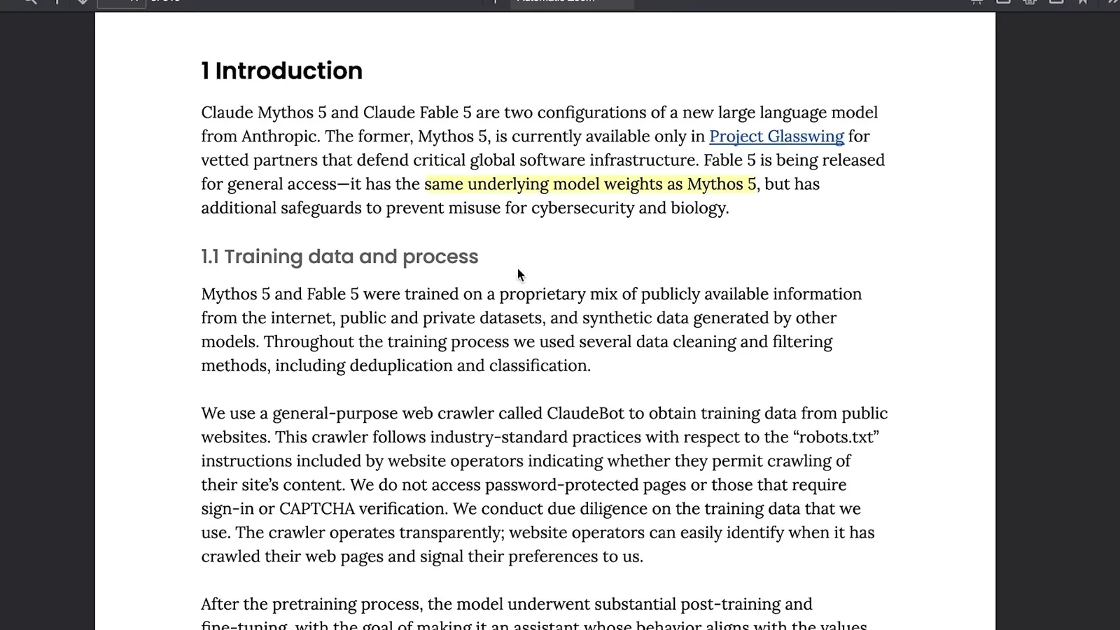 Fable and Mythos configurations