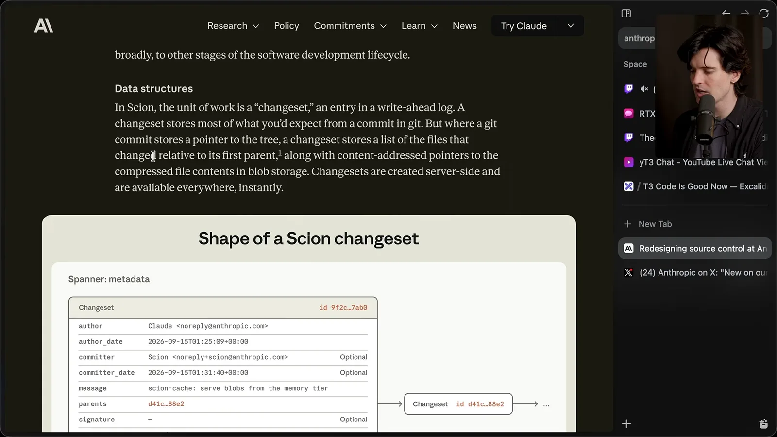 The shape of a Scion changeset