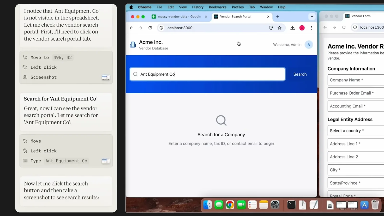 Searching the CRM