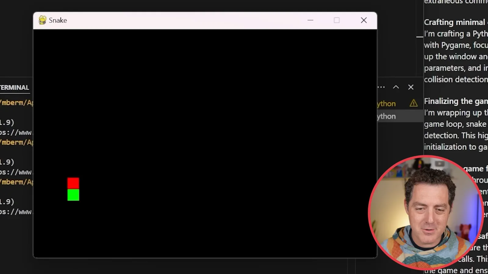 Generated Snake game