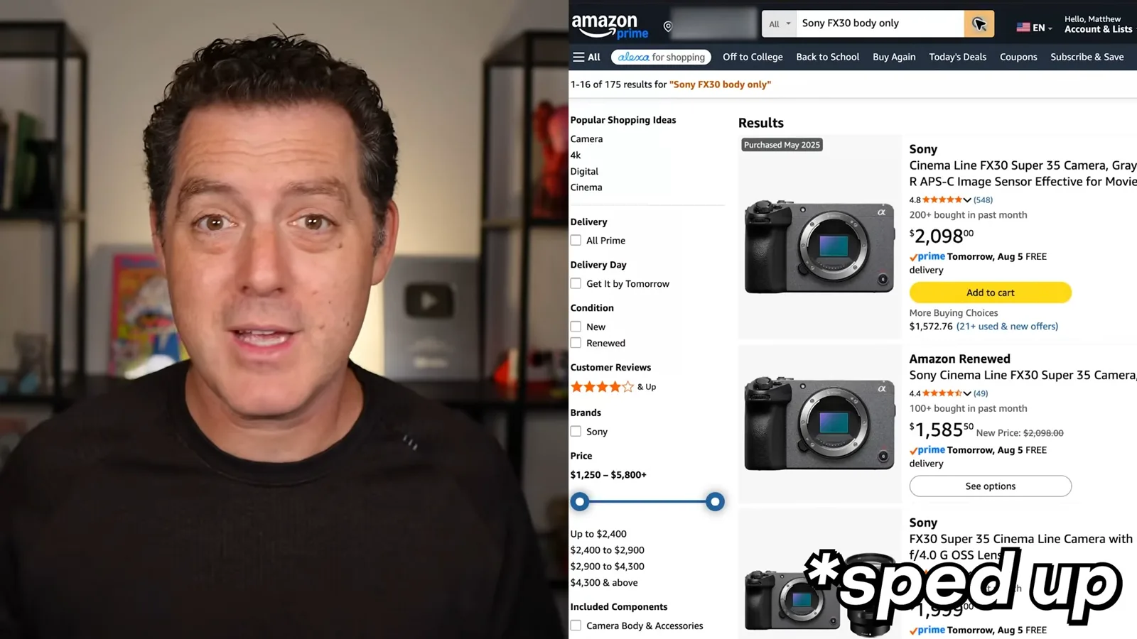 Camera research in the browser