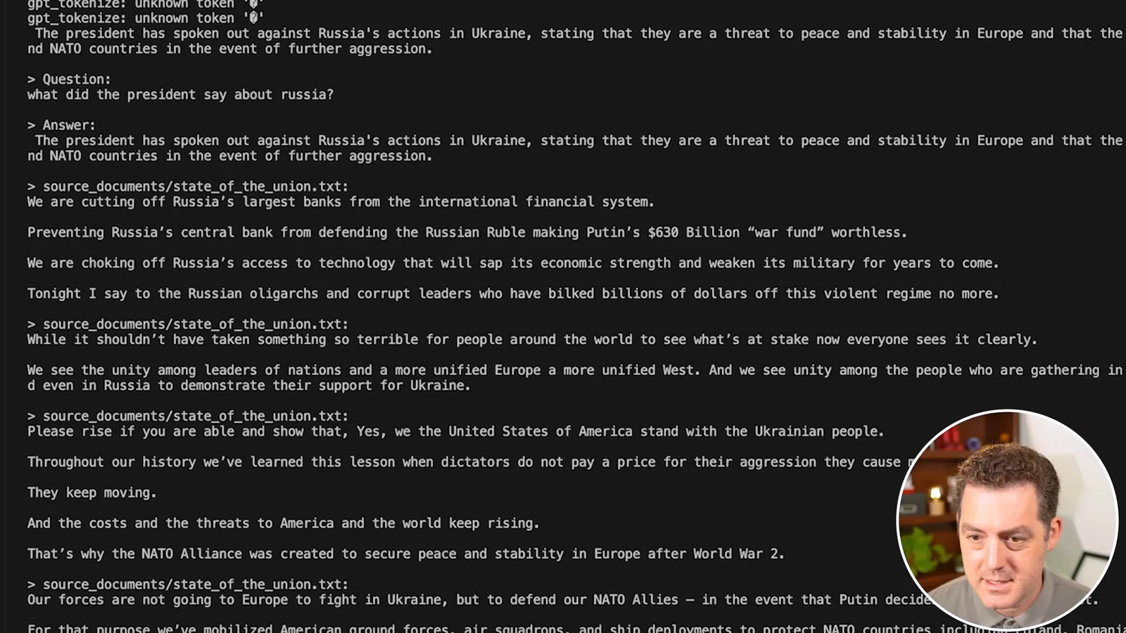 Answer and retrieved sources