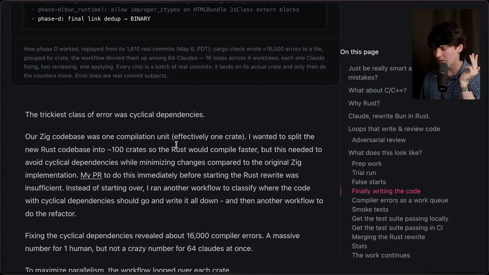 Cyclic dependencies and compilation