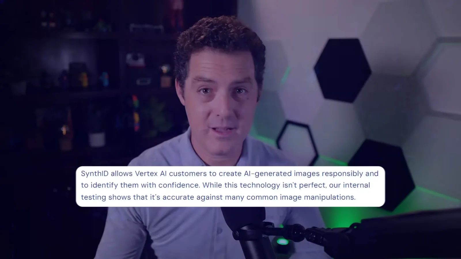 SynthID's stated limits