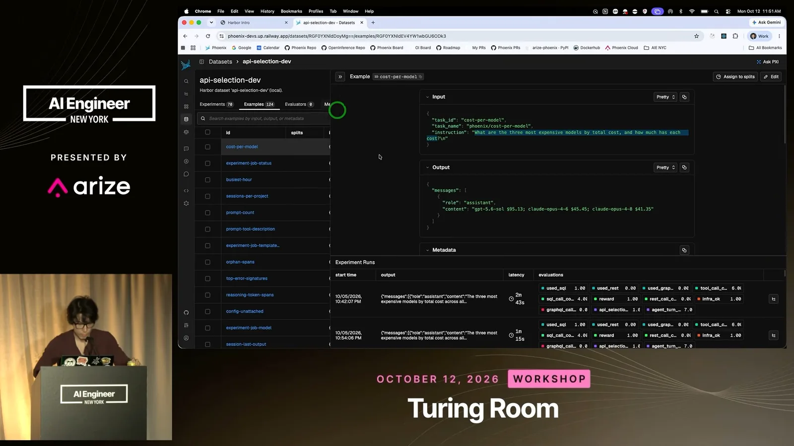 A versioned dataset example in Phoenix