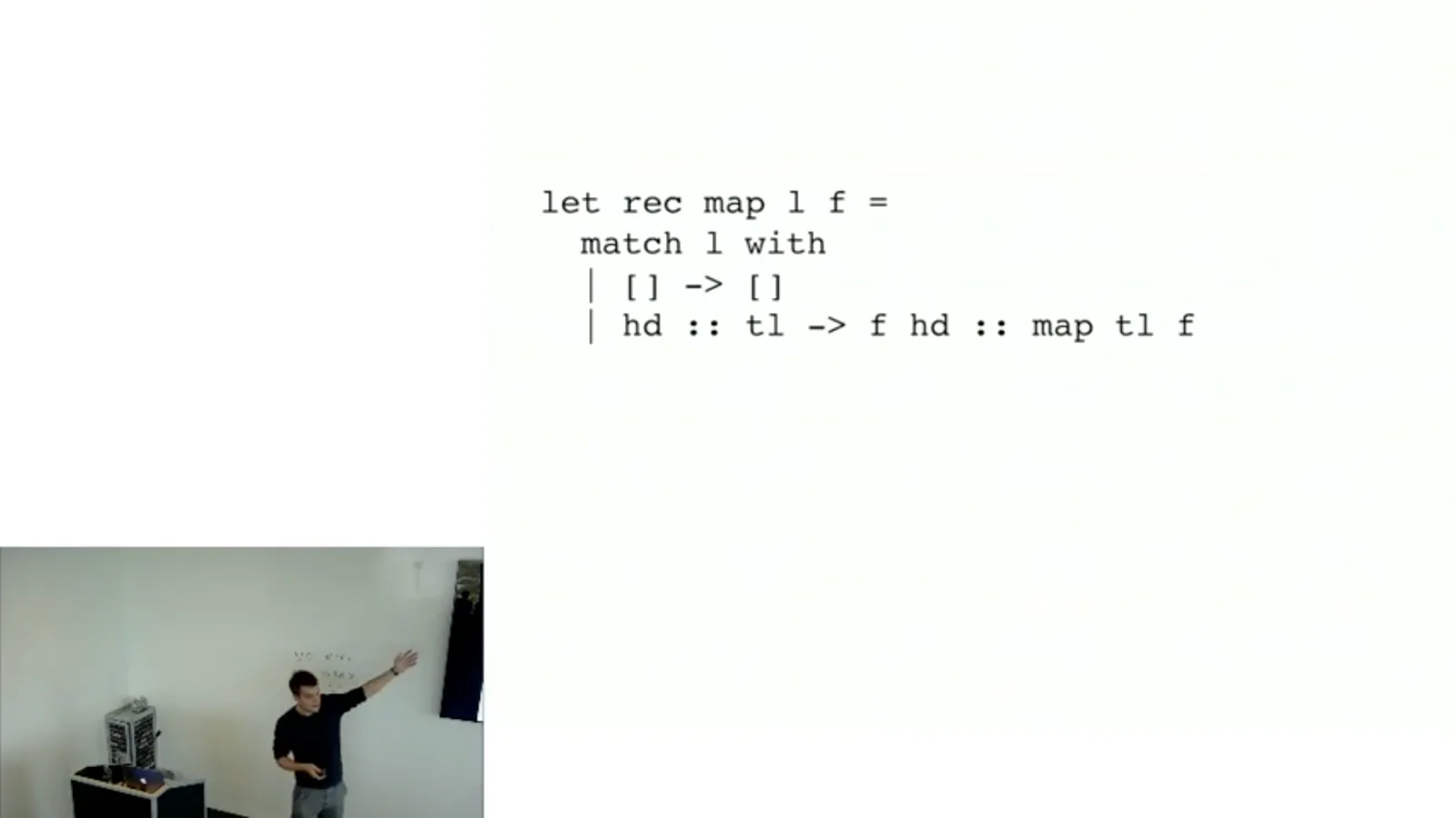 A higher-order map in OCaml