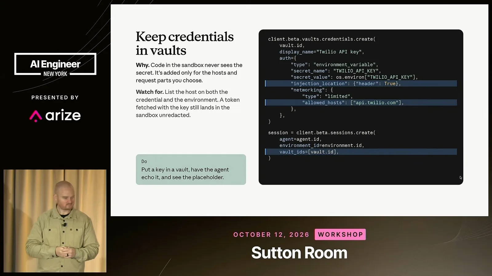 Credential vaults