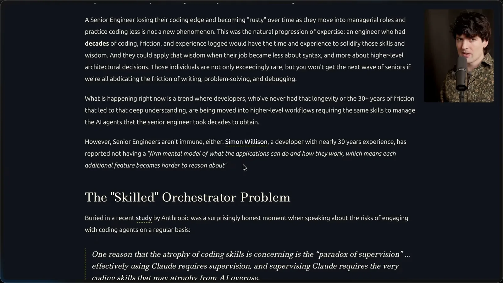 The skilled orchestrator problem