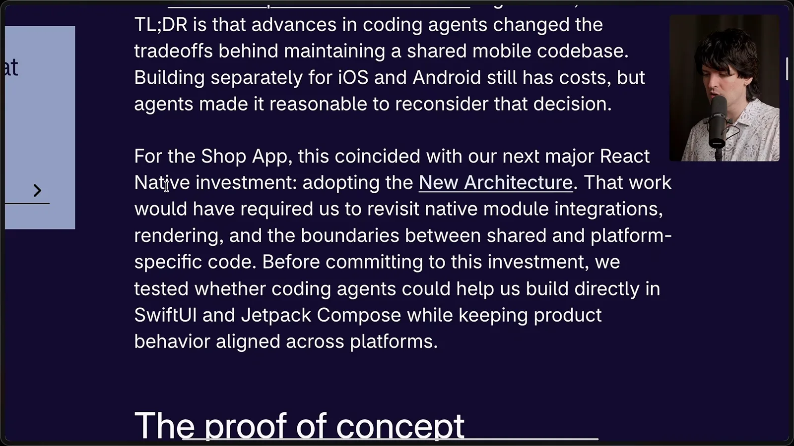 The new architecture decision