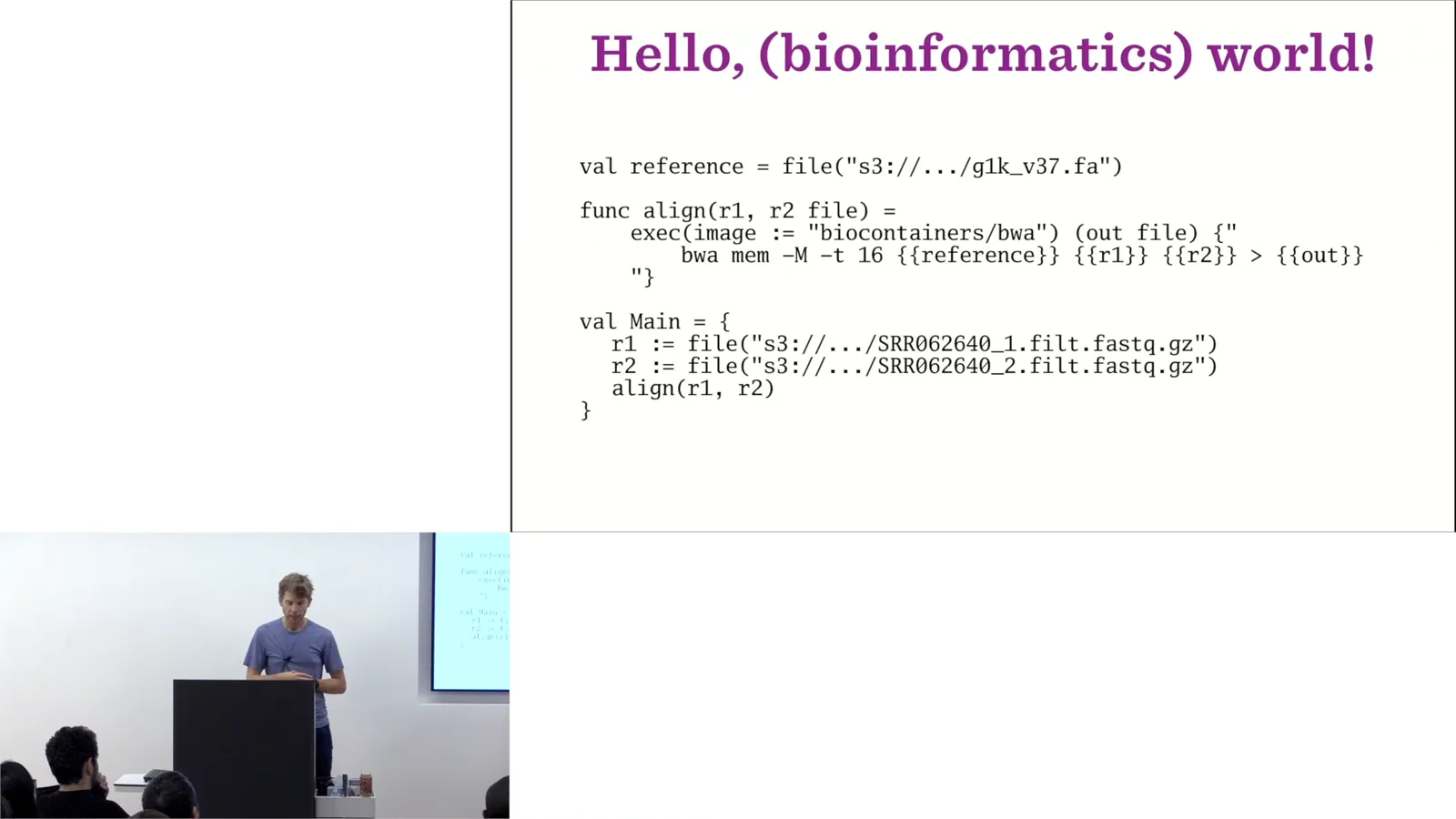 Sequence alignment as a Reflow program