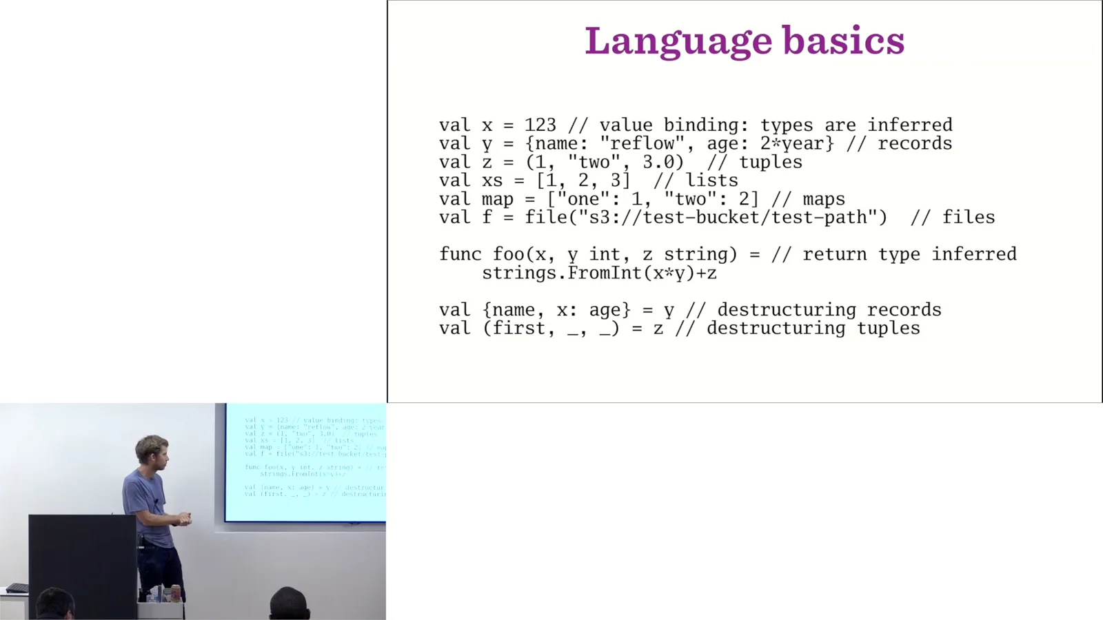 Language basics