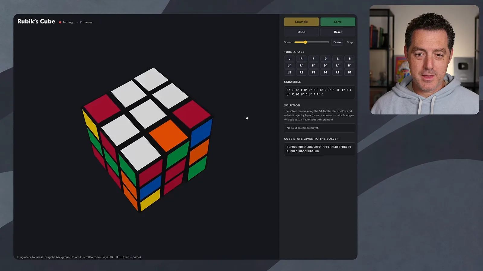 Rubik’s Cube simulator