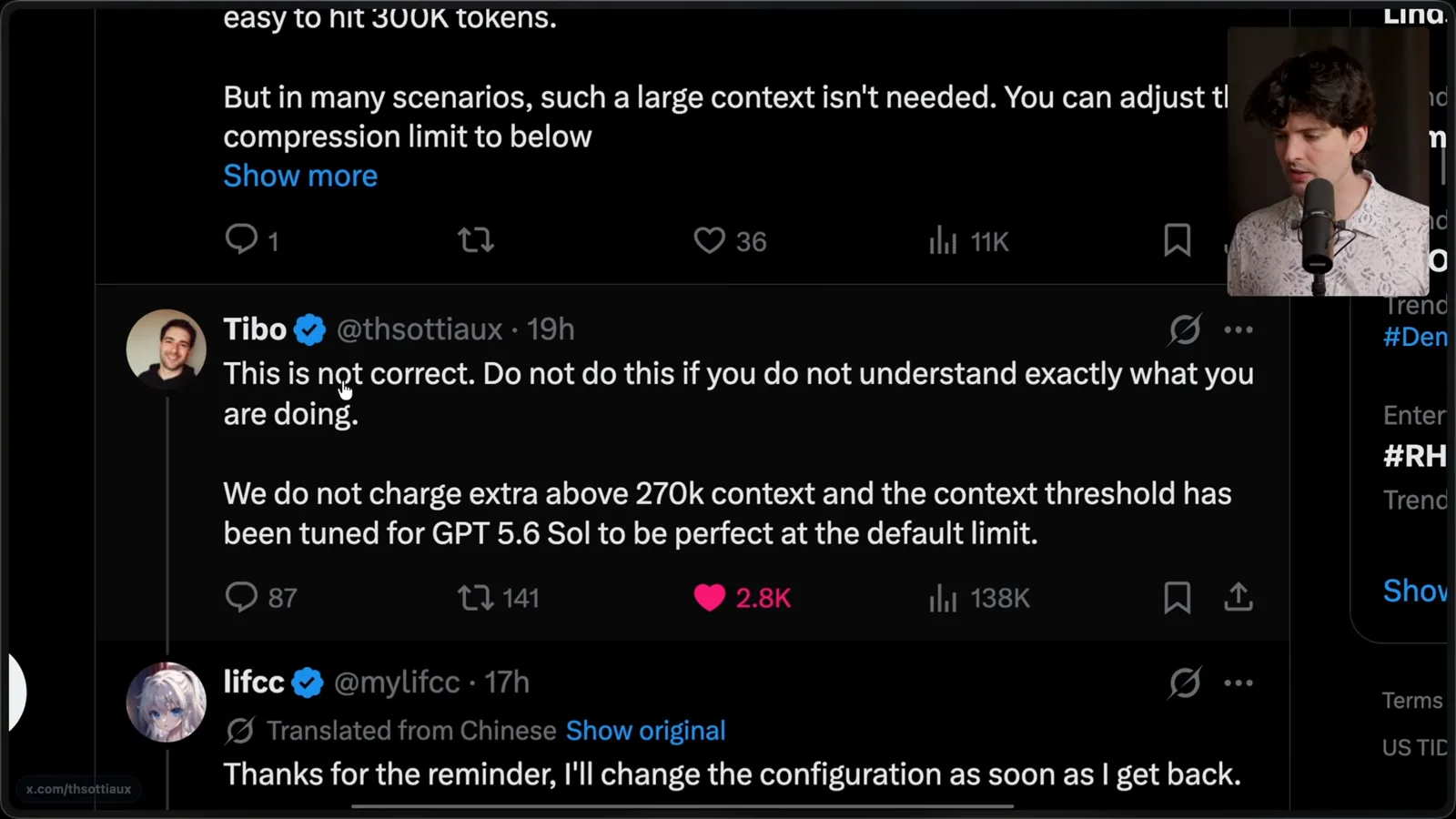 Context-setting caution
