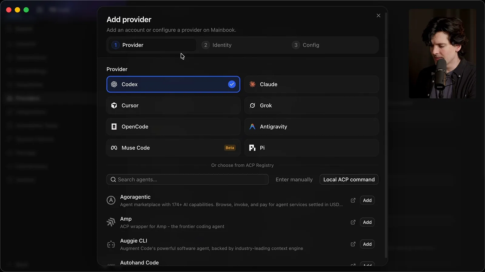 Adding coding providers