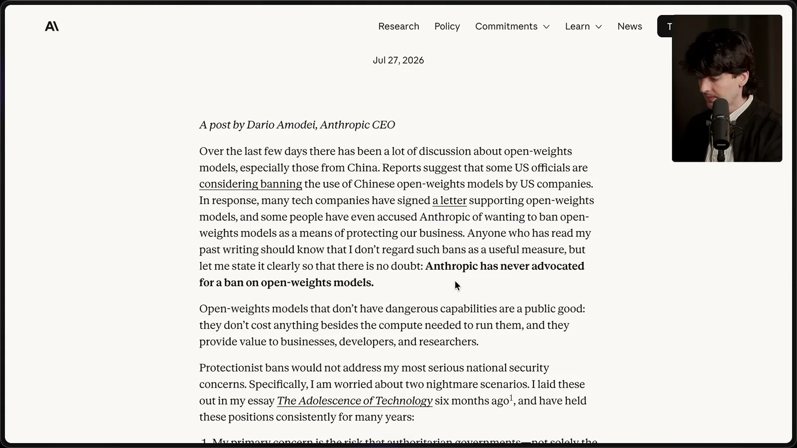 Anthropic’s response