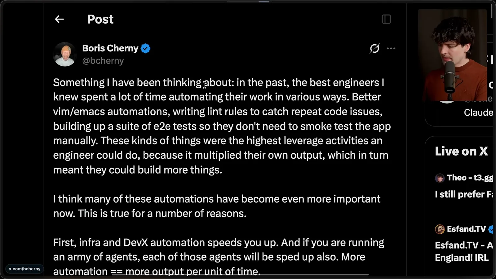 Boris Cherny on engineering automation