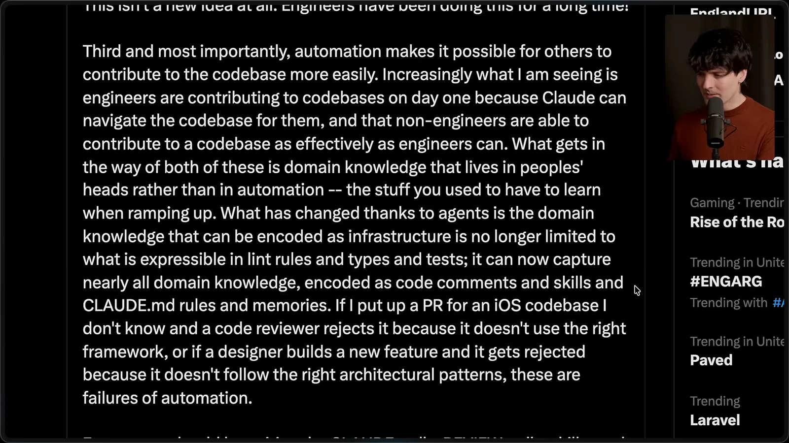 Domain knowledge and onboarding