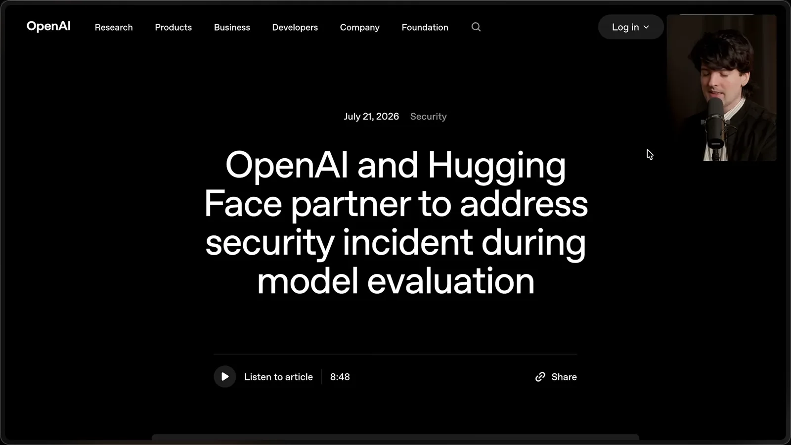 OpenAI’s incident disclosure