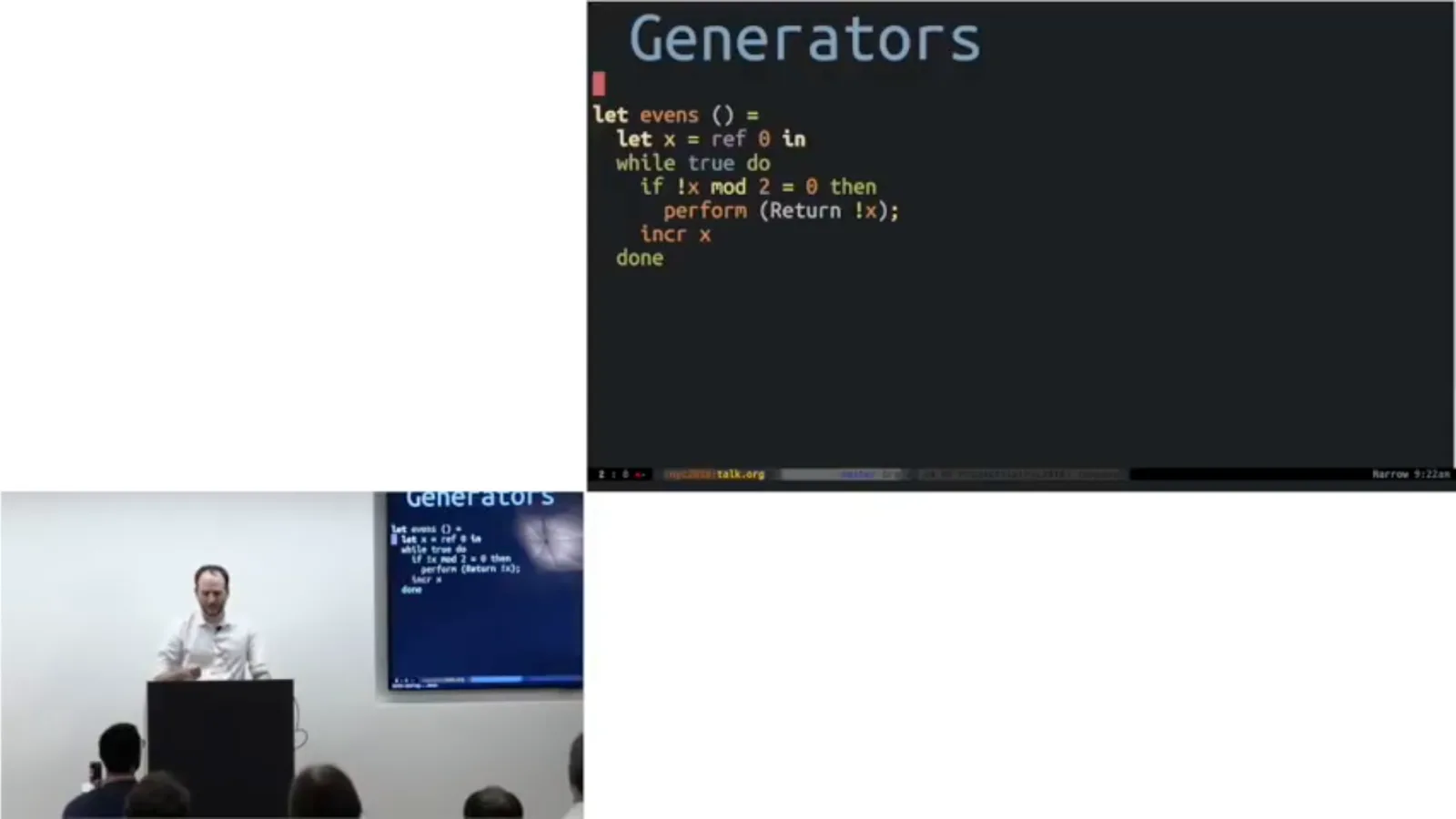 An even-number generator