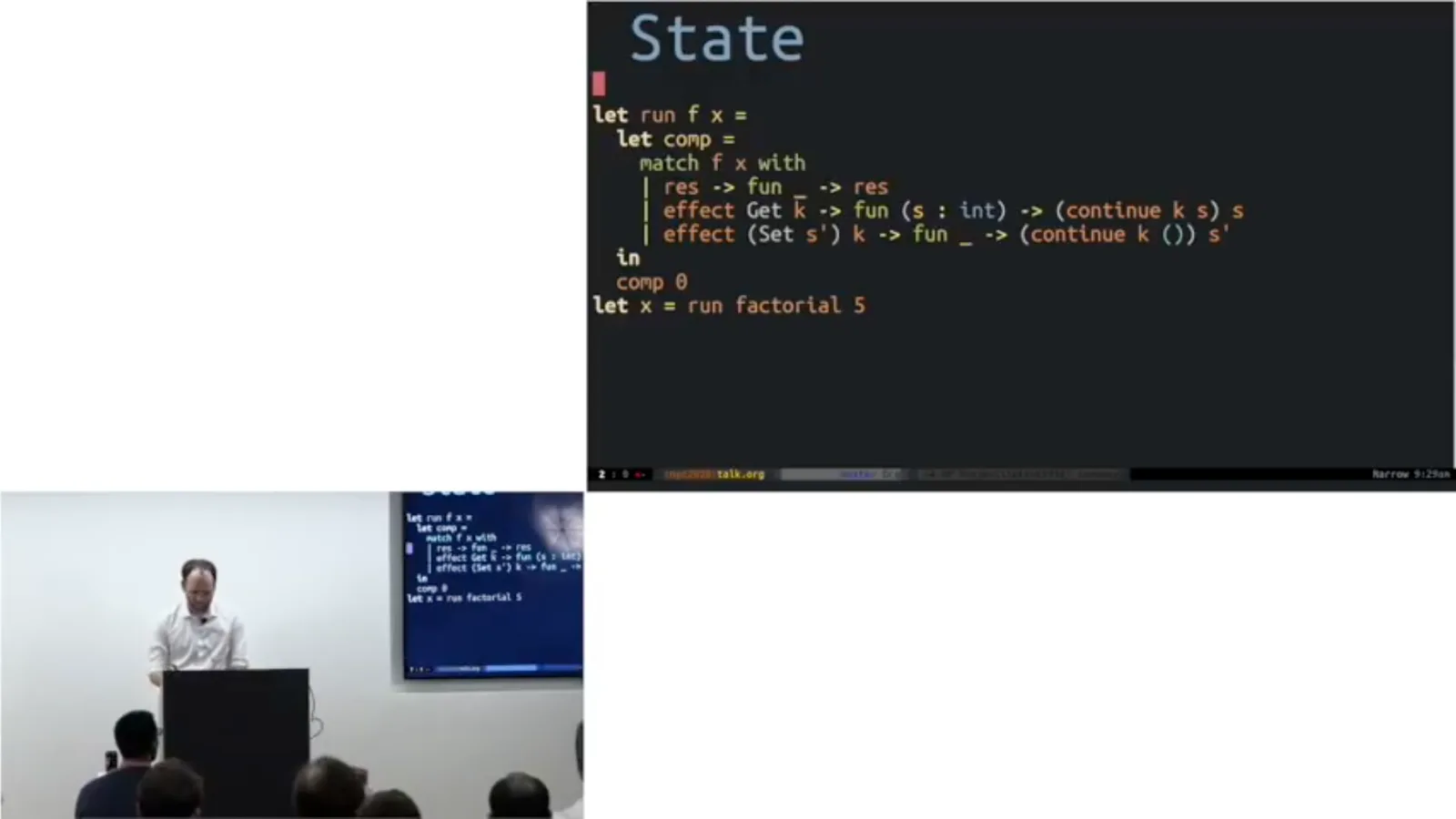 Handling integer state