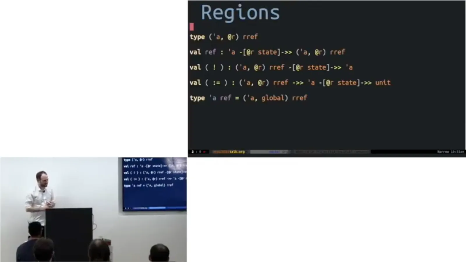 Region-annotated references