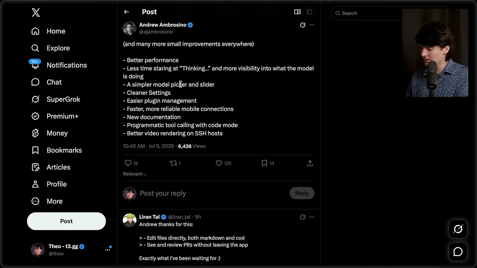 Additional release improvements
